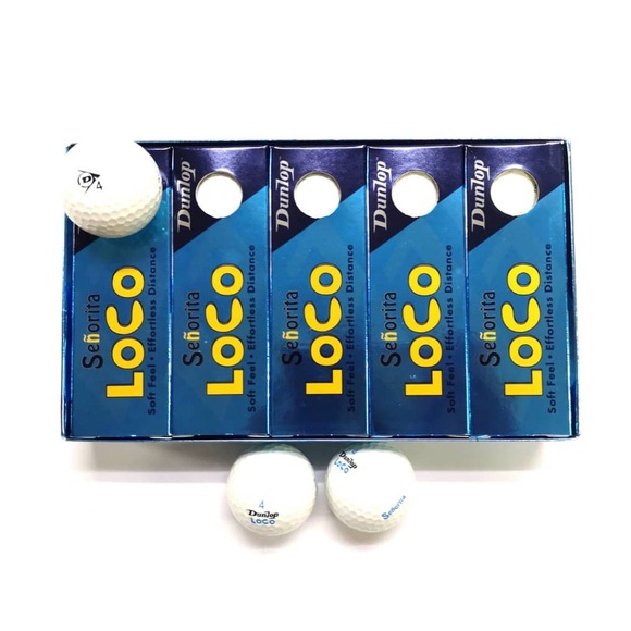 rare!! ⛳️ Dunlop Señorita Loco🏌🏼‍♀️15 Golf Balls! ⛳️ NWT - Picture 1 of 5